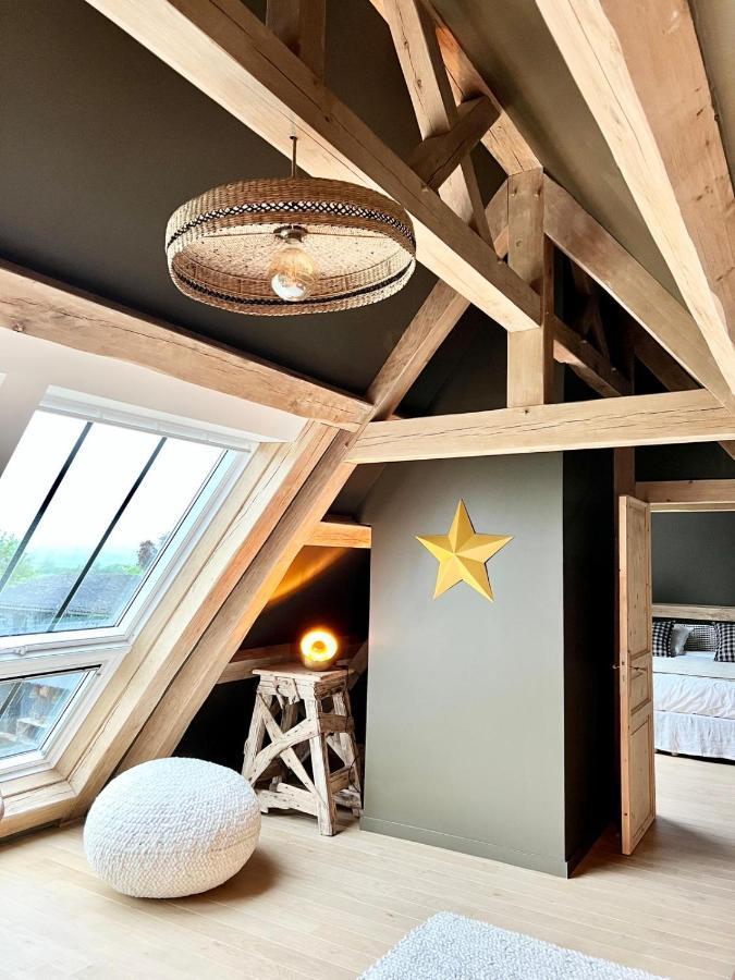 Par Hasard Ou Pas Bed and Breakfast Saint-Martin-aux-Chartrains Exteriör bild