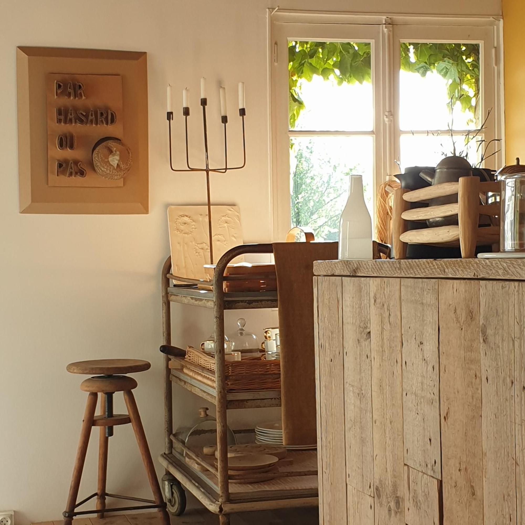 Par Hasard Ou Pas Bed and Breakfast Saint-Martin-aux-Chartrains Exteriör bild